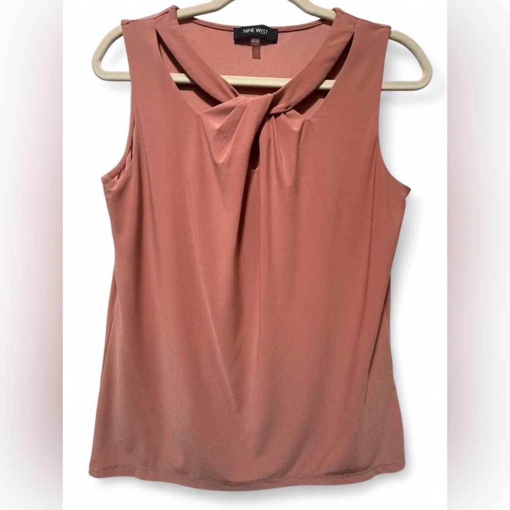 Sleeveless Twist Neck Women’s Top